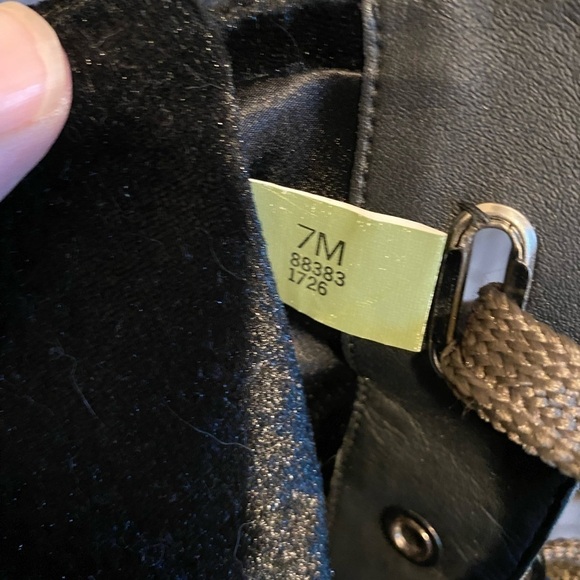 Timberland metallic embossed leather wedge boots with velvet top cuff 7 - Picture 7 of 10